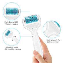 Carica l&#39;immagine nel visualizzatore di Gallery, Winpok Dermaroller, 6 in 1 Derma Roller Kit, 12/300/ 720/1200 Aghi, bianco - Ilgrandebazar