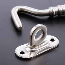Carica l&#39;immagine nel visualizzatore di Gallery, byou Gancio e Occhio,Gancio Finestra Acciaio Inox Multiuso per 2pack 6inch - Ilgrandebazar