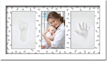 Carica l&#39;immagine nel visualizzatore di Gallery, CORNICE Impronta Mani E Piedi Neonati Idea Regalo Neonato e Mamma Impronta Argilla Per Nascita Bimbi Kit Set Calco Mani