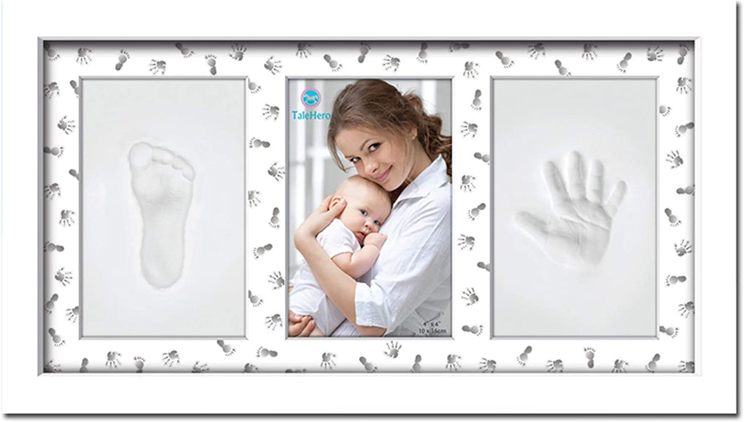 CORNICE Impronta Mani E Piedi Neonati Idea Regalo Neonato e Mamma Impronta Argilla Per Nascita Bimbi Kit Set Calco Mani