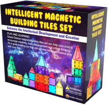 Carica l'immagine nel visualizzatore di Gallery, Desire Deluxe Set tessere magnetiche - Gioco Educativo per bambini e bambine - Età 3 4 5 6 7 anni - Impara con le costruzioni - 57 pz