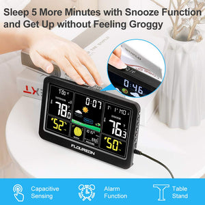 FLOUREON Stazione Meteorologica Automatica Digitale Wireless Meteo... - Ilgrandebazar