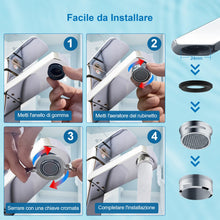 Carica l&#39;immagine nel visualizzatore di Gallery, Aeratore Rubinetto M24 Rompigetto Rubinetto Filtri Rubinetti Lavandino per Bagno e Cucina, Filtro in Acciaio Inox + ABS con 8 Guarnizioni e 1 Chiave Cromata, Antispruzzo, Risparmio Idrico, 6pcs