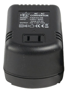 HQ P.SUP.33-HQ Riduttore di Tensione da 230 V a 110 V, 75 W, Per dispositivi...