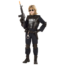 Carica l'immagine nel visualizzatore di Gallery, Costume Bambino Agente s.w.a.t. Taglia 140 cm / 8-10 140 / Anni, Nero - Ilgrandebazar
