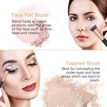 Carica l&#39;immagine nel visualizzatore di Gallery, Pennelli Make Up BESTOPE Pennelli per il Trucco Set di 16 Pennelli per il Make-up Professionali, Eyeliner, Ombretto, Sopracciglia.