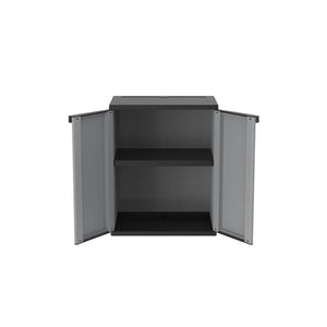 Terry 1002821 J-LINE 68 Armadio in resina, 68 x 68 x 37.5 x 85 cm, Grigio - Ilgrandebazar