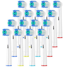 Carica l'immagine nel visualizzatore di Gallery, ITECHNIK Testine per spazzolino di ricambio Oral-b Compatibile,Ricambi Spazzolini Elettrici Braun Oral b,Precision 16 Pezzi
