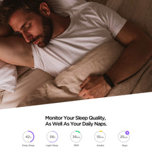 Carica l&#39;immagine nel visualizzatore di Gallery, Amazfit Band 5 Smartwatch Tracker Fitness Orologio Sport Smartband con Alexa Integrato Impermeabile 5 ATM di 15 Giorni, Contapassi, Monitoraggio Frequenza Cardiaca del Sonno e della Salute Normal Nero