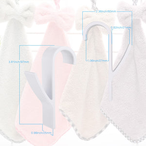 8 Pezzi Ganci per Termoarredo Bagno, Ganci Termoarredo Bagno, Appendi Accappatoio Bagno, Salvaspazio, Gancio Termoarredo Bagno Robusti per Accappatoio, Vestiti e Asciugamani