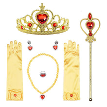 Carica l'immagine nel visualizzatore di Gallery, ReliBeauty Principessa Vestito Biancaneve 2-3 anni, Giallo(con Accessori)