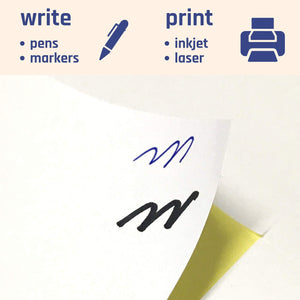 70 x 36 mm, 25 fogli, A4 Etichette Adesive 24 per Foglio | 25 Fogli, Bianco - Ilgrandebazar
