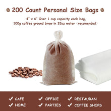 Carica l&#39;immagine nel visualizzatore di Gallery, Filtri Antiriflesso per Caffè Freddo, 200 Pezzi Filtro per... - Ilgrandebazar
