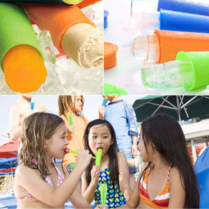 Fostoy Stampi per Gelato,Mini Stampo in Silicone per Ghiaccioli,Riutilizzabili Produttori di Ghiaccioli per la Preparazione di Ghiaccioli, Gelati, Sorbetti,Contenitore per Alimenti per Bambini