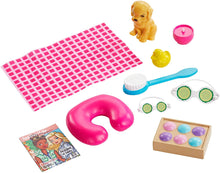 Carica l&#39;immagine nel visualizzatore di Gallery, Barbie- Wellness Playset Spa con Bambola e Accessori Giocattolo per Bambini 3+ Anni, Multicolore, GJG55