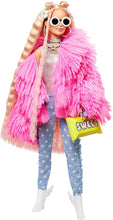 Carica l&#39;immagine nel visualizzatore di Gallery, Barbie- Bambola Barbie Extra Bionda con Cucciolo, Vestiti alla Moda, Pelliccia Rosa e Accessori, Giocattolo per Bambini 3+ Anni, GRN28 Single