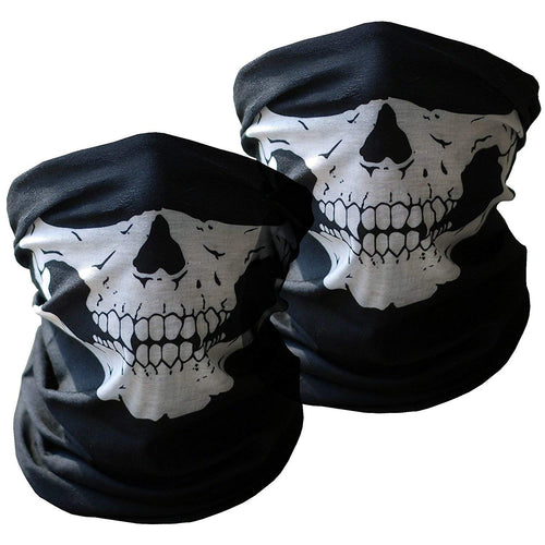 Skull Classic Poliestere Soft Mezza Maschera Xpassion 3 Pezzi Bandana nero