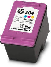 Carica l&#39;immagine nel visualizzatore di Gallery, HP 304 Tricromia (N9K05AE) Cartuccia Originale per Stampanti HP a Getto di Inchiostro, Compatibile con Stampanti HP DeskJet 2620 e 2630; HP Deskjet 3720; 3730; 3750 e 3760; HP ENVY 5010; 5020 e 5030