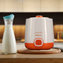 Carica l'immagine nel visualizzatore di Gallery, Ariete Yogurella Contenitore Per Macchina E Capacità Di Un Litro Per Yogurt, ‎Bianco Arancione