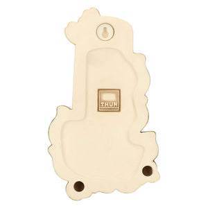 THUN - Termometro da Parete - Ceramica Country - con Farfalla e Coccinella -... - Ilgrandebazar