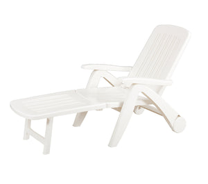 bica 43 Cancun Sedie, Bianco, 72x190x60 cm cm, Bianco - Ilgrandebazar