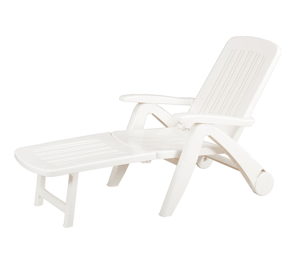 bica 43 Cancun Sedie, Bianco, 72x190x60 cm cm, Bianco - Ilgrandebazar