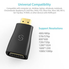 Carica l'immagine nel visualizzatore di Gallery, Syncwire Adattatore da HDMI a VGA - 1080P 60Hz Convertitore maschio a...