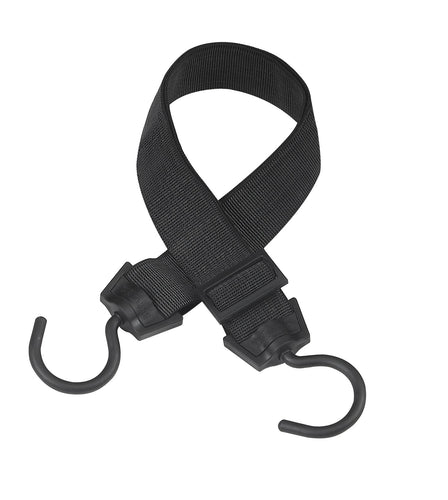 Master Lock 3245EURDAT Corda Elastica, Gancio Gigante e Rotante, 120 cm, Nero - Ilgrandebazar