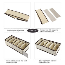 Carica l&#39;immagine nel visualizzatore di Gallery, Armadio divisori pieghevole Storage box cassetto Beige - Ilgrandebazar