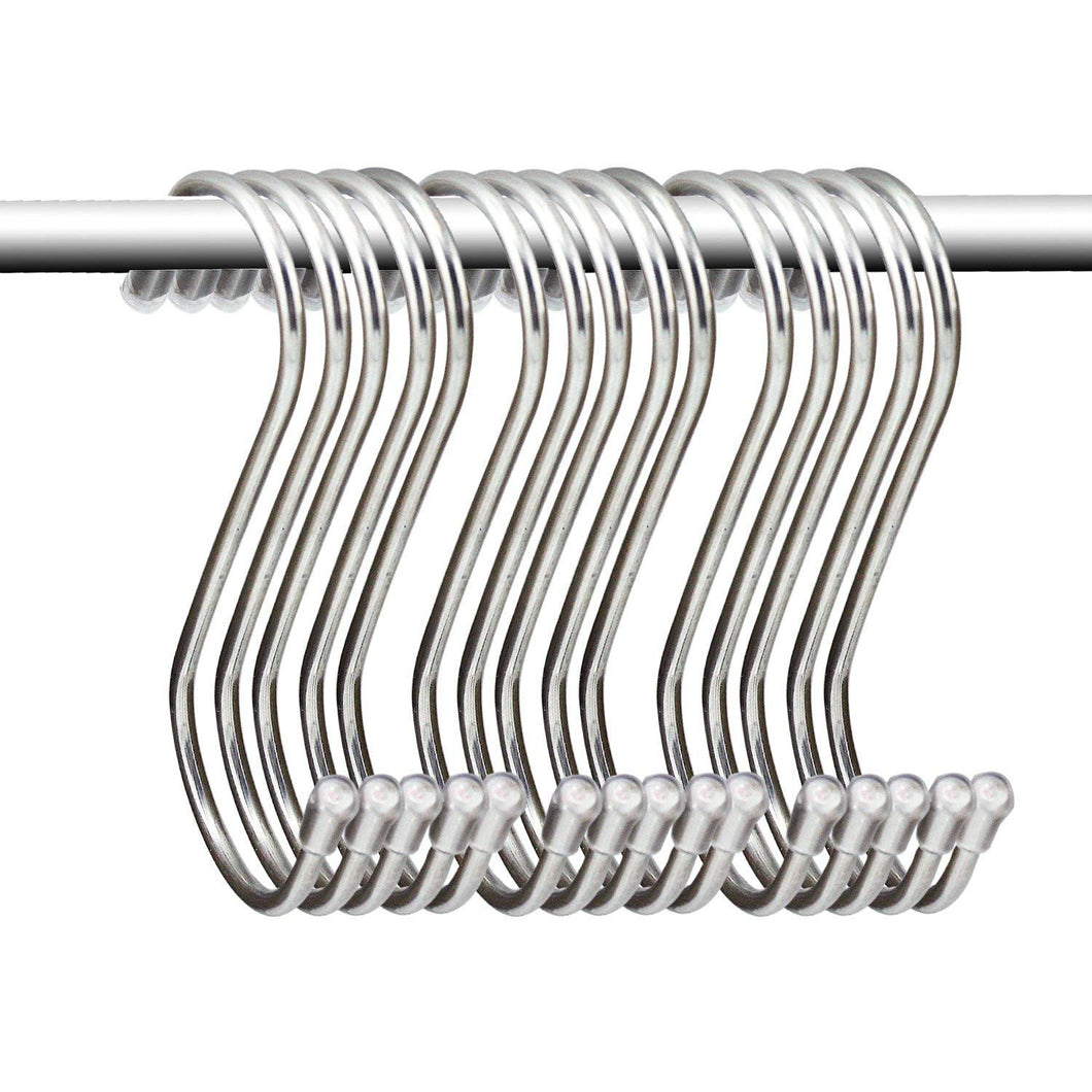 KEESIN S a forma di metallo rivestito con gancio in acciaio INOX Piccolo - Ilgrandebazar