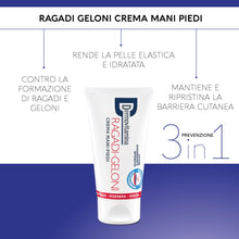 Carica l'immagine nel visualizzatore di Gallery, Ragadi Geloni Crema Mani e Piedi - Crema mani riparatrice e piedi secchi screpolati - Tratta i ragadi geloni con pantenolo e Vitamina E - 75 ml - Dermovitamina