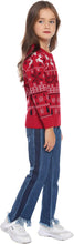 Carica l&#39;immagine nel visualizzatore di Gallery, Aibrou Unisex Maglione a Maniera Lunga per Natale, Maglia con Modello di Renna Neve, Maglioni Famiglia Coordinati per papà Mamma Bambini