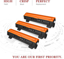 Carica l&#39;immagine nel visualizzatore di Gallery, Toner Kingdom - 3 Cartucce Toner Compatibili per Brother TN1050 Sostituzione TN-1050 per Brother HL-1112 HL-1110 HL-1210W HL-1212W DCP-1510 DCP-1610W DCP-1612W DCP-1512 MFC-1810 MFC-1910W (3 nero) TN1050 3B