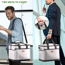 Carica l'immagine nel visualizzatore di Gallery, Kollea Borsa Termica, 30L Borsa Frigo con Rivestimento Rigido in PVC, Borsa Porta Pranzo per Campeggio, Barbecue, Famiglia, Auto e attività All'Aperto