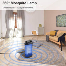 Carica l&#39;immagine nel visualizzatore di Gallery, ROVLAK Lampada Antizanzare Elettrica Zanzariera Elettrica Silenziosa Lampada Antizanzare Insetticida con Luce UV da 18W Lampada Anti Zanzare per Cucina Soggiorno Camera dei Bambini, Nero