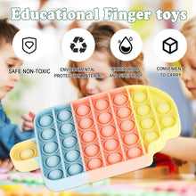 Carica l'immagine nel visualizzatore di Gallery, Bubble Fidget Toy Sensoriale, Antistress per Esigenze Speciali di Autismo | Giocattoli per Alleviare l'ansia, estrusione per Adulti e Bambini (gelato) gelato-it
