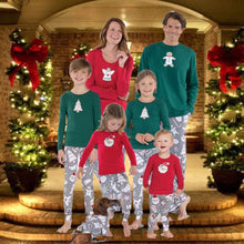 Carica l'immagine nel visualizzatore di Gallery, Xingsiyue Famiglia Pigiama Natale Set - Natalizio Pigiami Costume di Natale Indumenti da Notte Abiti Manica Lunga Top e Pantaloni