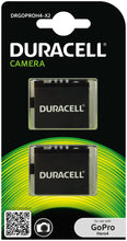 Carica l&#39;immagine nel visualizzatore di Gallery, Duracell DRGOPROH4-X2 Batteria per GoPro Hero 4 AHDBT-401, 2 Pezzi, Nero - Ilgrandebazar