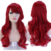Carica l&#39;immagine nel visualizzatore di Gallery, Parrucca Rosa/Viola Lunga Donna Capelli Lunghi Wig Parrucche Sintetiche per... - Ilgrandebazar