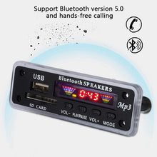 Carica l'immagine nel visualizzatore di Gallery, Exliy Scheda di decodifica Altoparlanti, Schermo a 4 Colori SDM01BT + U-DX Bluetooth 5.0 MP3 FM Ape Modulo Scheda di decodifica FLAC, Supporto MP3/WMA/WAV/FLAC/APE(Nero)