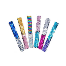 Carica l'immagine nel visualizzatore di Gallery, Wohlstand Bracciali,Paillettes Bracciale Slap31*3cm,Magic Paillettes I...