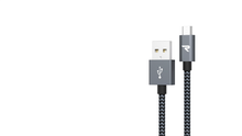 Carica l'immagine nel visualizzatore di Gallery, RAMPOW Cavo Micro USB [ 2M/6,6 FT ] Trasferimento Dati e Ricarica 2M, Grigio