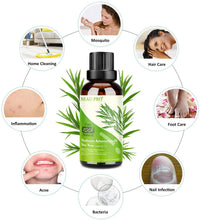 Carica l&#39;immagine nel visualizzatore di Gallery, Tea Tree Oil Puro 100% Olio Essenziale Tea Tree 2 PACK - Olio di Acne Olio Essenziale di Albero del Tè Naturale - Anti Acne e Brufoli Trattamento per Pelli Impure, per Aromaterapia Diffusore - 30ml