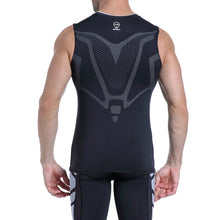 Carica l&#39;immagine nel visualizzatore di Gallery, AMZSPORT Canotta Compressione da Uomo Sport Senza Maniche Base XXL, Nero - Ilgrandebazar