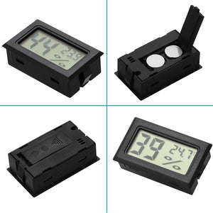 EEEKit 5-Pack LCD digitale temperatura umidità misuratore termometro, 5-pack - Ilgrandebazar