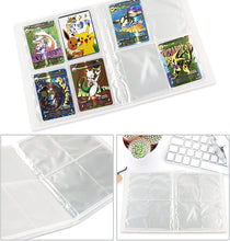 Carica l'immagine nel visualizzatore di Gallery, Porta Carte, Raccoglitore CarteCollezionabili, Album per Carte GX Ex, Album Cards GX EX Trainer, Album Cartella Raccoglitore Libro 30 Pagine 240 capacità di Carte Cute pickup