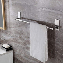 Carica l&#39;immagine nel visualizzatore di Gallery, ZUNTO Bagno Adesivo Porta Salviette Acciaio Inox 40cm Portasciugamani
