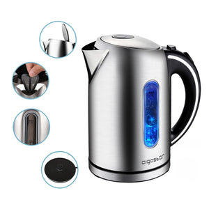 Aigostar King 30CEA - Bollitore elettrico in acciaio 2200W - Ilgrandebazar