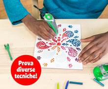 Carica l&#39;immagine nel visualizzatore di Gallery, CRAYOLA- Super Pen Tigre, per sciogliere i Pastelli a Cera e Creare Disegni in Rilievo, attività Creativa e Regalo per Bambini, età 8+, Colore Argento/Verde, 25-0395
