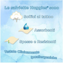 Carica l'immagine nel visualizzatore di Gallery, Huggies Everyday Salviette Umidificate Per Bambini, 10 Confezioni Da 56 Salviette 56 Unità (Confezione da 10) 560